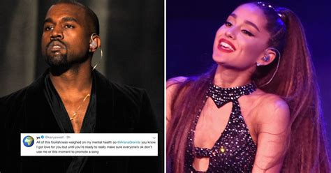 Ariana Grande Responds To Kanye West I Don T Need To Use Anyone To