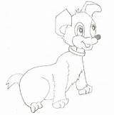 Kids Dog Standing Coloring Printable Painting Link Click sketch template