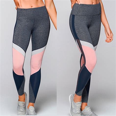 Women Fitness Leggings Sports Yoga Pants Breathable Laser Printing