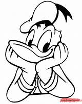 Donald Duck Coloring Pages Face Disneyclips sketch template