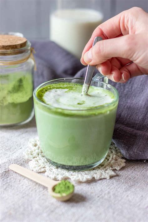 matcha green tea latte   ingredients natalies health