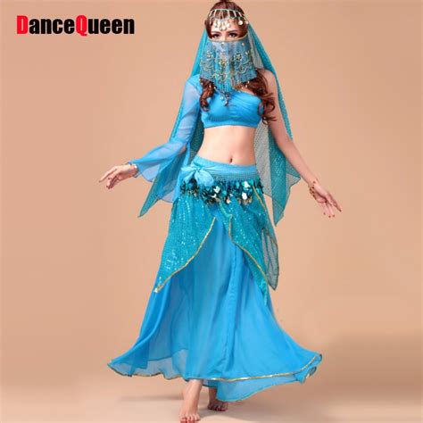 hot sale 2017 new sexy belly dance costume set 5pcs