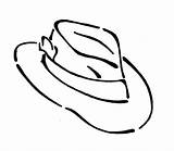 Hat Coloring Pages Drawing Floppy Template Sun sketch template