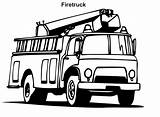 Fire Coloring Truck Pages Kids Printable Gif sketch template