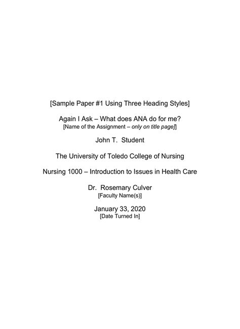 style headings  paper  style headings formatting tips