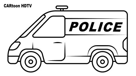 police car coloring page  toddlers  file include svg png eps dxf
