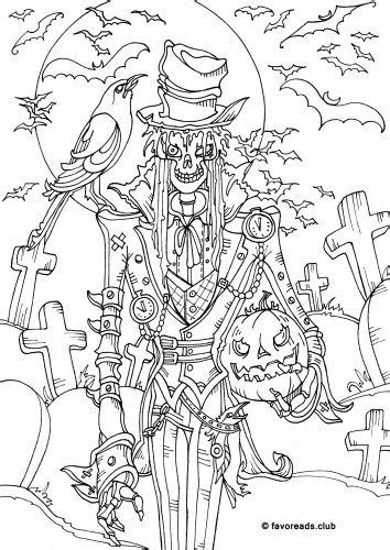 printable hard halloween coloring pages  adults thekidsworksheet