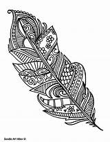 Eagle Feathers Feather Coloring Getdrawings Drawing sketch template