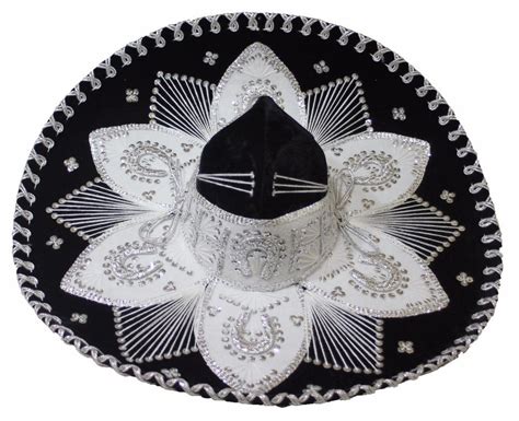 Youth Mexican Mariachi Hat Sombrero Charro Cinco De Mayo Folk Art Black
