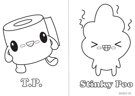 stinky coloring page