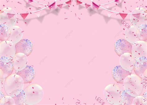 pink birthday party small flag balloon background wallpaper pink