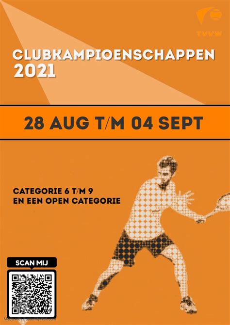 clubkampioenschappen op stapel tennisvereniging veenendaal west