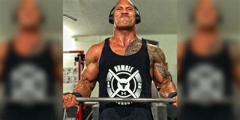 the rock released his workout playlist askmen