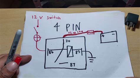 automotive  pin   pin relay explained   youtube