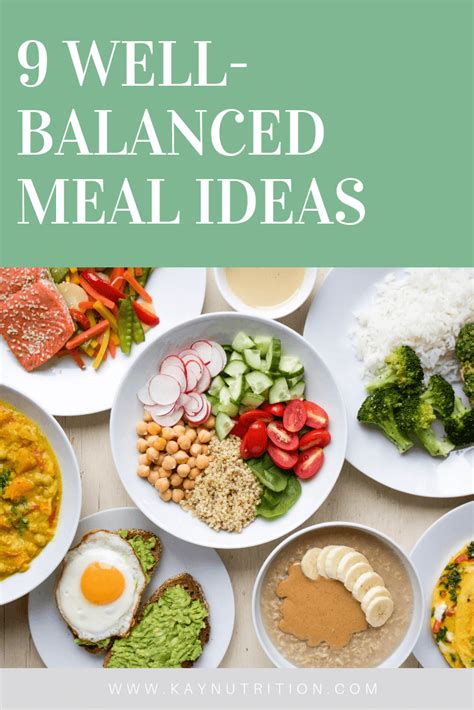 balanced meal ideas stephanie kay nutrition
