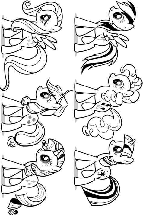 coloring page   pony