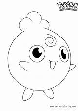 Coloring Pages Pokemon Igglybuff Printable Kids sketch template