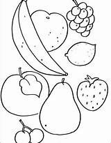 Fruits Owoce Coloriages Legumes Kolorowanki Kolorowanka Frutta Légumes Kleurplaat Kleurplaten Stampare Laminas Jeux Melon Maternelle Wydrukowania Chomikuj Choisir sketch template
