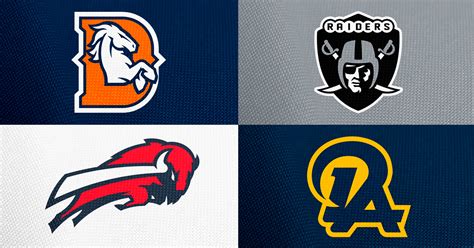 redesigned  nfl teams logo theyre awesome pics