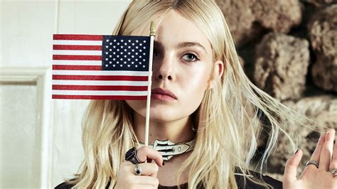 wallpaper elle fanning flag usa look most popular celebs celebrities 10864