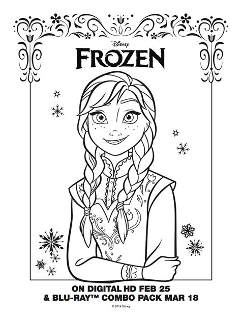 frozen anna coloring sheet princess anna photo  fanpop