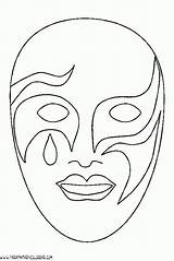 Mascaras Venecia Mascara Papercraft Recortables Silhouette sketch template