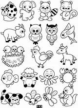 Animalitos Bonitos sketch template
