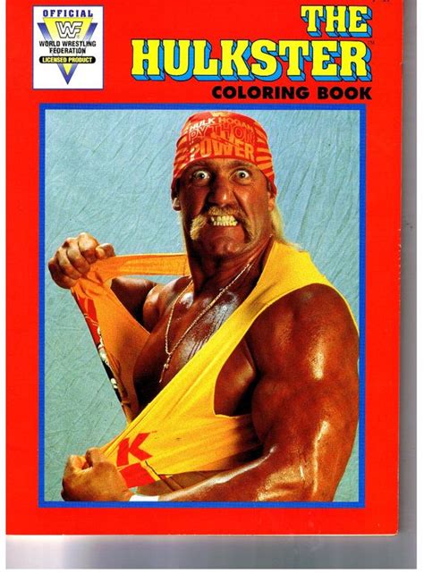 wwf hulk hogan coloring book