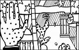 Lichtenstein sketch template