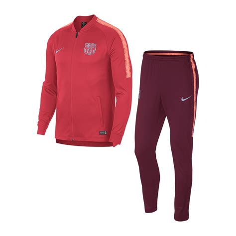 nike fc barcelona dry squad track suit rosa  replica fanshop fanwear