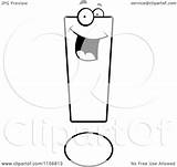 Face Exclamation Point Happy Clipart Cartoon Outlined Coloring Vector Thoman Cory Royalty sketch template