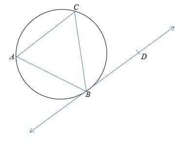 alternate segment theorem explanation examples