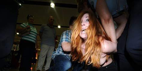 Femen Stages Topless Protest Against Turkey Pm Fox News