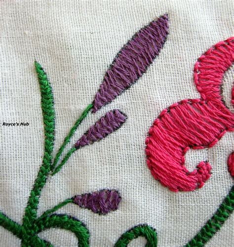 royces hub basic embroidery stitches herringbone stitch