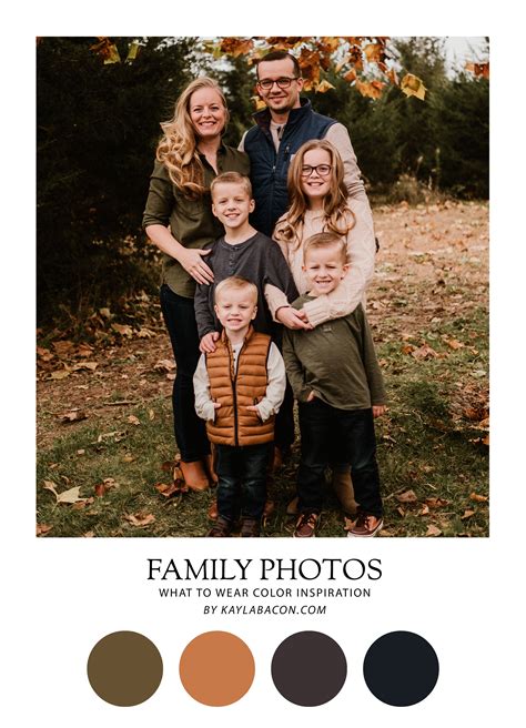 extended family photo color scheme printable templates