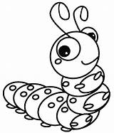 Lagarta Raupe Cool2bkids Hungry Bichos Cricket Ausmalbild Larva Tarefinhas sketch template