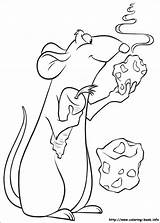 Ratatouille Coloriage Colorier Enregistrée sketch template