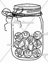 Marbles Jar Marble Getdrawings Drawing sketch template