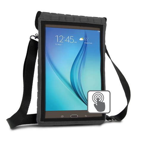 tablet case holder neoprene sleeve cover  usa gear grey