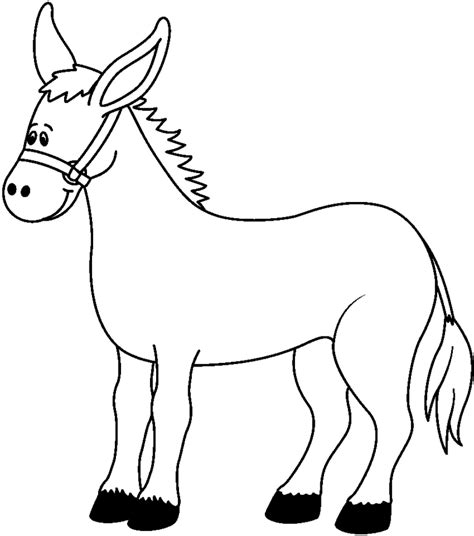donkeys coloring pages coloringkidsorg