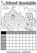 Timetable Eps10 sketch template