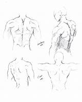 Torso Leaping Diving sketch template