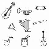 Instrumentos Musicales sketch template
