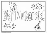 Coloring Pages Eid Kids Mubarak Ramadan Fitr Activity Colouring Printables Template Coloriage Ul Children Islamic Aid Adha Easel Ink Decorations sketch template