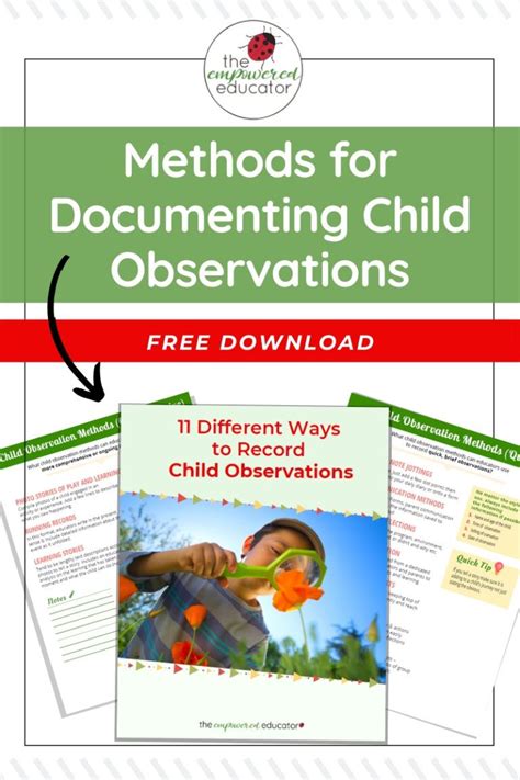 write childcare observations   methods