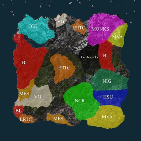 unofficial faction map updated  rustfactions
