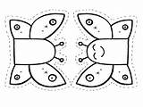 Recortar Pegar Mariposa Titeres Fantoches Costas Mariposas Recorte Montar Refletir Conceitos Fina Deditos Animalitos Mariposa1 Treinar Ensinar Dedo Marionnette Fichas sketch template