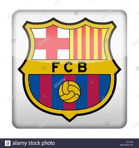 fc barcelona logo stock  fc barcelona logo stock images alamy