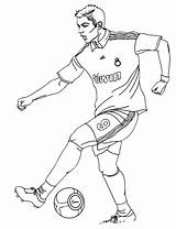 Futebol Calcio Colorare sketch template