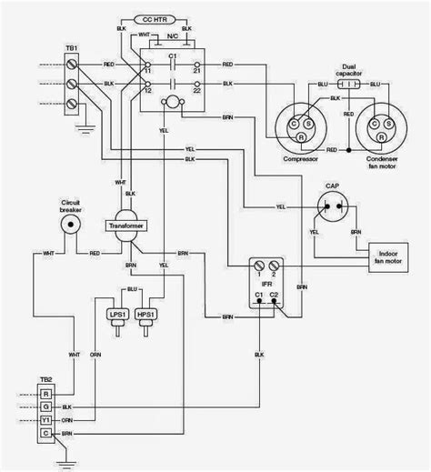 vac air conditioning wiring diagram